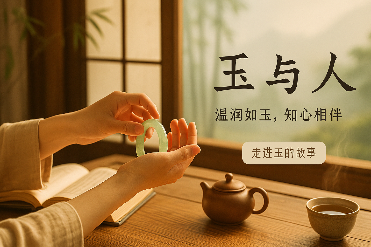 《玉与人》